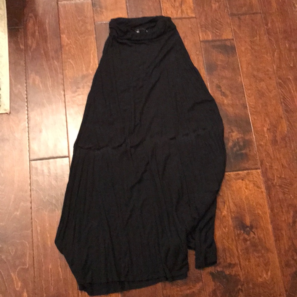 Black maxi skirt